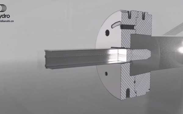 薄铝材挤压技术（铝型材挤压过程模拟动画）